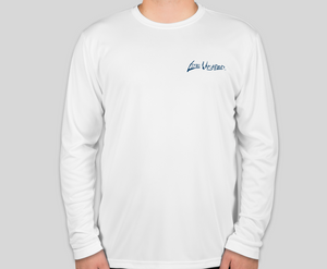 Unsalted Signature Cooling Performance Long Sleeve Tee - White / Navy